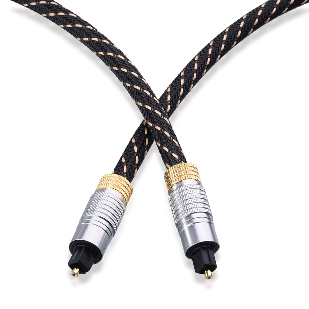 DHIVIS Optical Audio Cable, 3 Meters, Toslink Cable Finest Range of Home Theatre and HiFi
