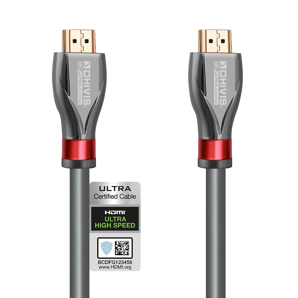 HDMI 2.1 Certified - 4K 120hz, 8K 60hz, eARC, Dolby Atmos - Royce Series - 2 Meters 1 Best HDMI Cable for TV